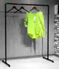 Arara de Exposição para Loja de Roupas, Estrutura de Tubo de Chão para Uso Doméstico, Varal de Roupas, Prateleira para Feira Noturna, Cabide para Barraca de Rua