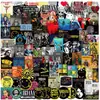 105 Pegatinas Transparentes para Mascotas de la Banda Nirvana. Roca. Pegatinas Impermeables DIY para Cuadernos y Teléfonos Móviles
