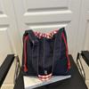 Bolso Tote Casual Retro Estilo Coreano Nuevo Verano 2026 para Mujer, Diseño de Nicho, Bolso Cruzado para Estudiantes de Clase y Viajes Diarios
