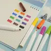 Marcadores para Quadro Branco de 12 Cores, Marcadores Apagáveis, Canetas Apagáveis a Seco à Base de Água, Canetas Coloridas Fáceis de Apagar para Crianças, Quadro Branco para Escrita de 12 Cores