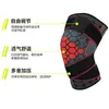 Rodillera Deportiva de Punto de Nailon Antideslizante Presurizada para Adultos Manga Protectora Exterior Baloncesto Fútbol Rodillera Transpirable Ajustable