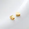 Nuevas Cuentas Espaciadoras de Corazón con Agujero Pasante Rellenas de Oro de 6 mm Hechas a Mano DIY Color Corazón Melocotón Pulsera Collar Accesorios para Cuentas al por Mayor
