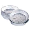Plato de papel de hojalata para freidora de aire, para hornear pasteles en el hogar, tazón de papel de aluminio para barbacoa, tazón de papel de hojalata redondo desechable
