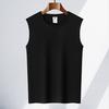 Chaleco de Algodón Pesado para Hombre Verano Deportes Fitness Baloncesto Chaleco Sudadera Suelta Camiseta sin Mangas para Hombre Top Moda