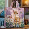 2026 Nuevo Llegada Serie Animales Estampado Digital Moderno Popular Bolso de Mano Bolso Tote de Hombro Único Acolchado