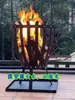 Leña para Fogata, Madera Decorativa, Leña para Estufa Doméstica, Leña para Chimenea de Una Tonelada Fuego Real Madera Partida, Madera Frutal para Quemar