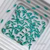 2*6 Rhinestones para Uñas Color Azul Lago Gota de Agua, Rhinestones Irregulares Brillantes en Forma de Rombo con Base Plana de Moda en Internet, Decoraciones para Uñas