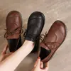 Novedad Moda Primavera/Verano 2026 Talla Grande Casual Versátil Zapatos de Mujer Planos Casuales Retro Transfronterizos