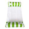 Cama Flutuante Inflável Personalizável com Encosto Dobrável para Exterior, Tira Flutuante de Drenagem, Cama Flutuante Listrada Inflável, Rede de Descanso Inflável
