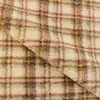 Venta al por mayor Terciopelo de trigo Estampado Cuadros Felpa Tejido Engrosado Cachemira Cálida Chaqueta Almohada Textil para el Hogar Tejido de Cachemira