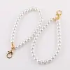 Exquisita Cadena de Perlas para Lanyard de Teléfono Móvil DIY Hecho a Mano Cuerda de Cable de Acero Accesorios de Lanyard con Cuentas para Cámara CCD