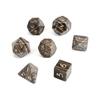 Dado Poliedro Madera Negra Natural al por Mayor Dungeons & Dragons Juego de Mesa Coc Juego Casual Dados Juego Z04 Set