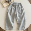 Pantalones de chándal en oferta Otoño Nuevo estilo Unisex Infantil Estilo coreano Holgados Casuales Bebé Modernos Versátiles Largos Color liso Sencillos