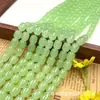 Contas de vidro em formato de barril, imitação de ágata calcedônia, contas soltas, acessórios para joias DIY, contas espaçadoras, contas grandes, pulseira, colar, produto novo