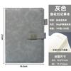Caderno personalizado com janela, grade e fivela, bloco de notas A5, diário, caderno para escritório, caderno de folhas soltas, personalização.
