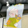 Toalla de Baño Grande de Algodón Puro Clase a Madre y Bebé Toalla de Baño de Gasa de Algodón Puro Toalla de Baño Bordada con Dibujos Animados Súper Suave Lavable a Máquina
