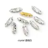 Losango com Costura à Mão em Forma de Marquise com Duas Pontas Afiadas, Broca de Garra Afiada em Forma de Marquise Esbelta com Quatro Garras, Broca de Vidro de Cristal, Acessórios e Acessórios para DIY