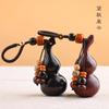 Colgante para Llave de Coche de Sándalo Llavero Pequeña Calabaza Hombres Sentido Avanzado Llavero de Mujer Colgante Seguro Creativo