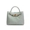 2025 Design de Nicho Sensação de Alto Padrão Grande Capacidade Bolsa de Mão Moda Feminina Versátil Elegante Simples Bolsa Tecida Artesanal