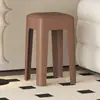Banqueta de Plástico para Uso Doméstico, Espessada, Resistente para Adultos, Adequada para Sala de Estar e Mesa de Jantar, Antiderrapante, Empilhável, Banqueta Alta Simples