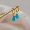 Collar con Colgante Turquesa Accesorios para Mujer, Cadena de Clavícula de Verano, Cadena para el Cuello de Lujo Ligero Nicho de Alta Gama Nuevo Estilo Chino