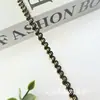 Hilo Trenzado Pequeño Curvado de Alambre Dorado y Plateado de 0.5 cm para Ropa de Muñeca Manualidades DIY, Encaje Ondulado Bicolor, Decoración de Zapato en Forma de S