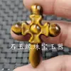 Pingente de jade Buda Guanyin de pedra Olho de Tigre, pingente de garra de gato paisagem Dragão do zodíaco de pedra Olho de Tigre, pingente de colar de jade