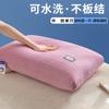 Almohada con núcleo de almohada para proteger la columna cervical de hombres y facilitar el sueño. Un par para dormitorios de estudiantes. Cabeza completa. Individual. Antiácaros.