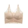 Ventas Directas de Fábrica Superventas Transfronterizos Encaje Sexy Francés Espalda Hermosa con Tirantes Sin Costuras Fino Ropa Interior Oculta los Senos Laterales Ropa Interior Verano