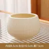 Maceta de Cerámica Simple para Uso Doméstico con Plato, Venta al por Mayor Transfronteriza Temu, Específicamente para Orquídeas Phalaenopsis y Plantas Suculentas