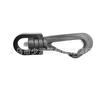 Fábrica 10mm cinta de plástico gancho fijo hebilla gancho cinturón de seguridad mochila gancho giratorio equipaje accesorios suministro