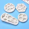 Venta al por mayor de Varios Tipos de Moldes de Silicona para Fondant de Conchas y Caracolas, Moldes para Decoración DIY de Resina, Serie Mundo Marino