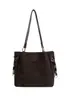 Bolsa Tote Vintage de Nicho, Bolsa Feminina de Grande Capacidade, Bolsa de Ombro Plissada de Luxo Leve, Nova Bolsa de Ombro Único Outono 2025