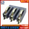 Conector de 3 polos con resorte de bronce fosforoso, espaciado 4.6H, con poste Bc-1-513-3P, Portapilas para equipo de seguridad