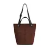Bolso tipo cubo de lino de gran capacidad 2026, un bolso de axila elegante y versátil con diseño retro, perfecto para ir al trabajo, y se puede llevar como bolso de hombro o bolso de mano