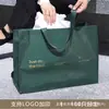 Bolsa tote de tecido preta, bolsa tote de loja de roupas, bolsa tote personalizada para exposições, sacola de presente para instituições educacionais, saco de embalagem para roupas