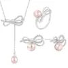 Acessórios de Pérola DIY Joias Conjunto de Pérolas em Prata Esterlina S925 para Mulheres Nicho Luxo Leve Moda Commute Colar de Laço