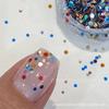 2025 Nuevo Arte de Uñas Bolsa de Materiales Mixtos Onda Punto Lentejuelas Pequeñas Color Mágico Mixto Irregular Super Flash Joyería para Arte de Uñas
