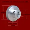 Rueda de Mano Redonda Disco Máquina Herramienta Manija de Rueda de Mano Rueda Rueda de Mano de Aluminio Tornillo Superior Perilla de Mango Moleteada Varilla de Tornillo Deslizante Rojo