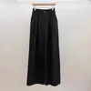 Calça casual branca de verão versátil e solta para mulheres, calça cropped branca reta de algodão puro de cintura alta e perna larga, cor sólida