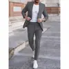 Terno pequeno masculino estilo coreano casual terno duas peças moda jovem um botão de negócios noivo terno melhor homem terno
