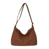 Bolso de mano de cuadros nuevo para mujer, gran capacidad, nicho ins casual simple, bolso de hombro, bolso de moda para el día a día