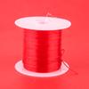 Linha elástica de anel pequeno plano diy feita à mão linha de cristal miçangas colar de pérolas de brincadeira joias linha de acessórios de seda plana