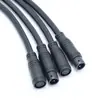 Conector Impermeável M6-M19 2-10 Vias Ip67 Plug de Aviação Conector Macho-Fêmea Cabo de Conexão para Iluminação LED Externa
