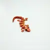 Bestseller transfronterizo lagarto gecko de juguete impreso en 3D con articulaciones móviles para alivio del estrés y para hacer bromas