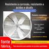 Ventilador de teto em plástico reforçado com fibra de vidro, pressão negativa, ventilação, exaustão de fumaça, à prova de explosão, ventilador axial de alta potência, ventilador de exaustão potente
