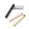 Colgante Columna Larga Tridimensional 3D 6*45mm Diámetro de Agujero de 2.8mm Varilla Tridimensional DIY Acero Inoxidable Pulido Espejo