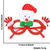 Gafas Decorativas Navideñas 2026 para Adultos y Niños Accesorios para Fotos de Fiesta Navideña Marco de Gafas de Papá Noel Reno