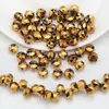 Cuentas sueltas de vidrio con agujero lateral, cuentas de rueda, 8MM, accesorios mágicos para joyería DIY, pulsera, collar, pendientes, accesorios para ropa, bolso