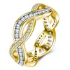 Anillos Rectangulares Apilables de Múltiples Filas de Moissanita de Plata S925, Moda Personalizada Tendencia Hip-Hop Estilo Europeo y Americano